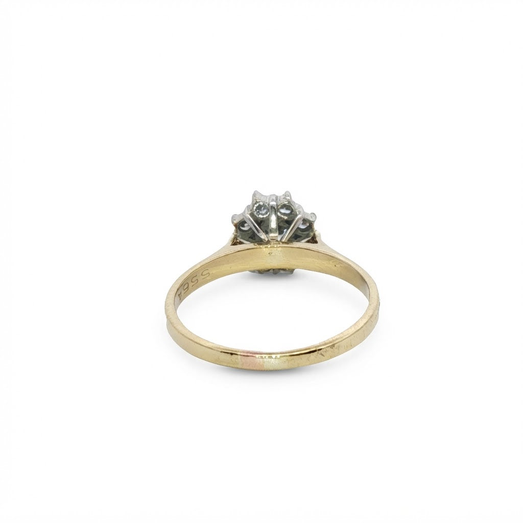 Vintage Diamond Cluser Ring