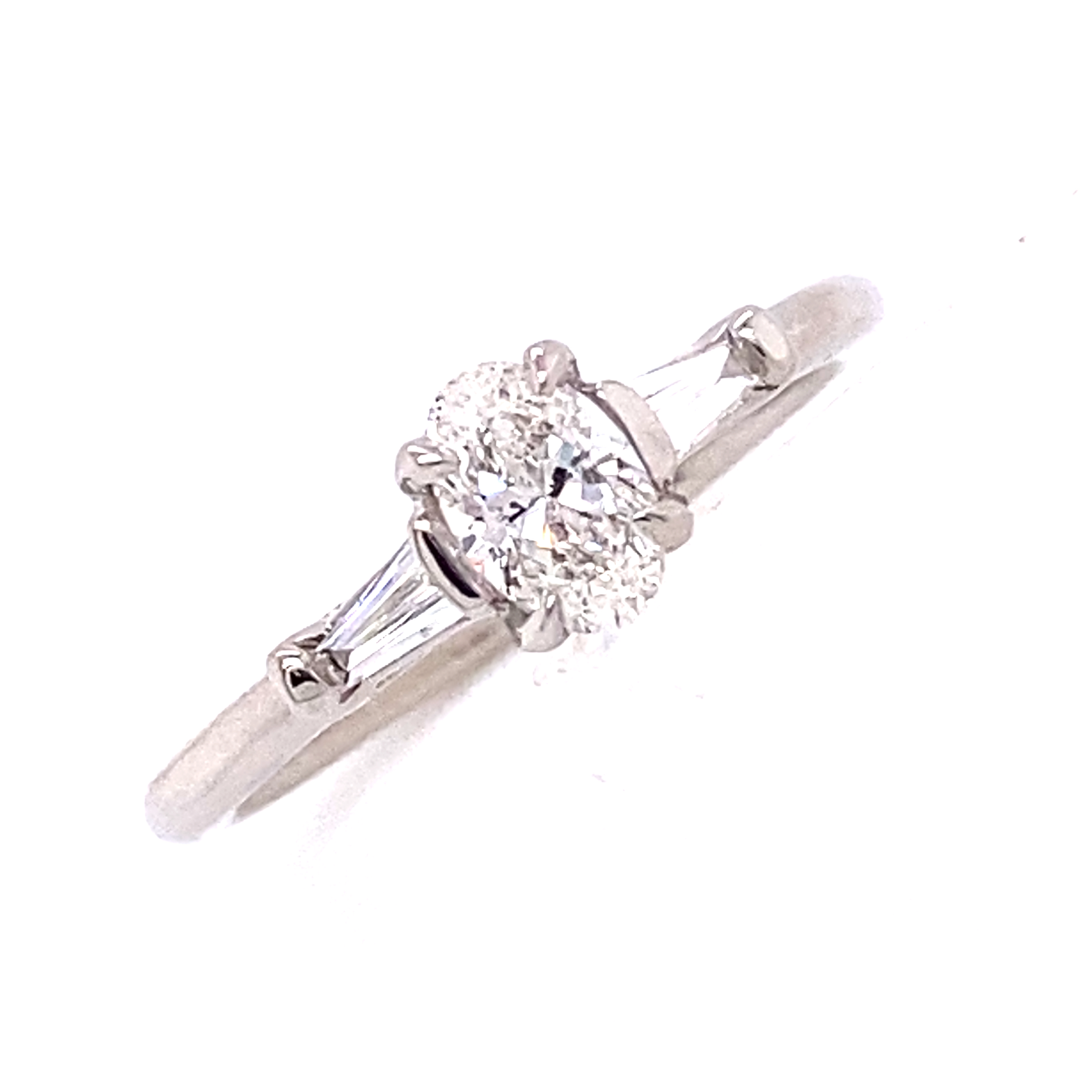 A Platinum and Diamond Ethel Engagement Ring - 0.40 E Si1