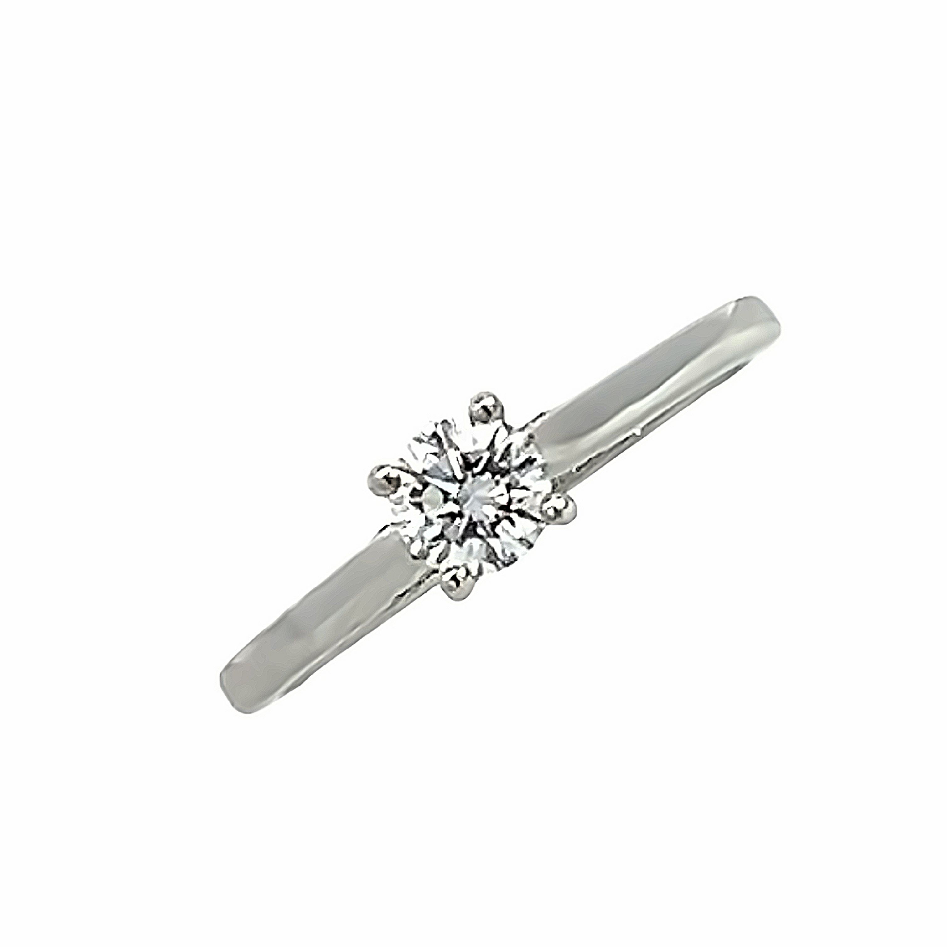 Platinum and Diamond Engagement Ring 'Constellation' 0.35 EVS1