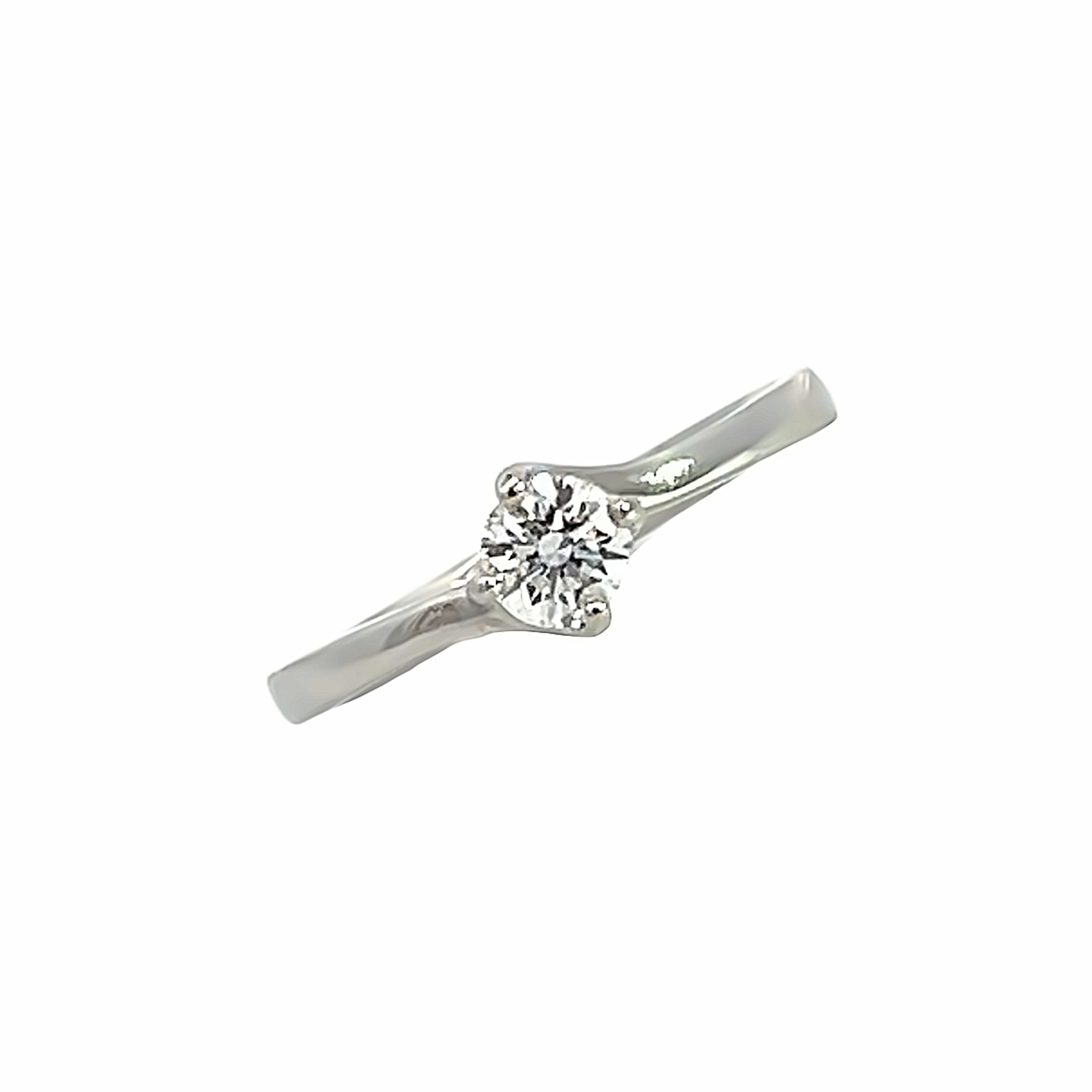 0.34 Carat Engagement Ring from Our Ivy Range F Colour VS2
