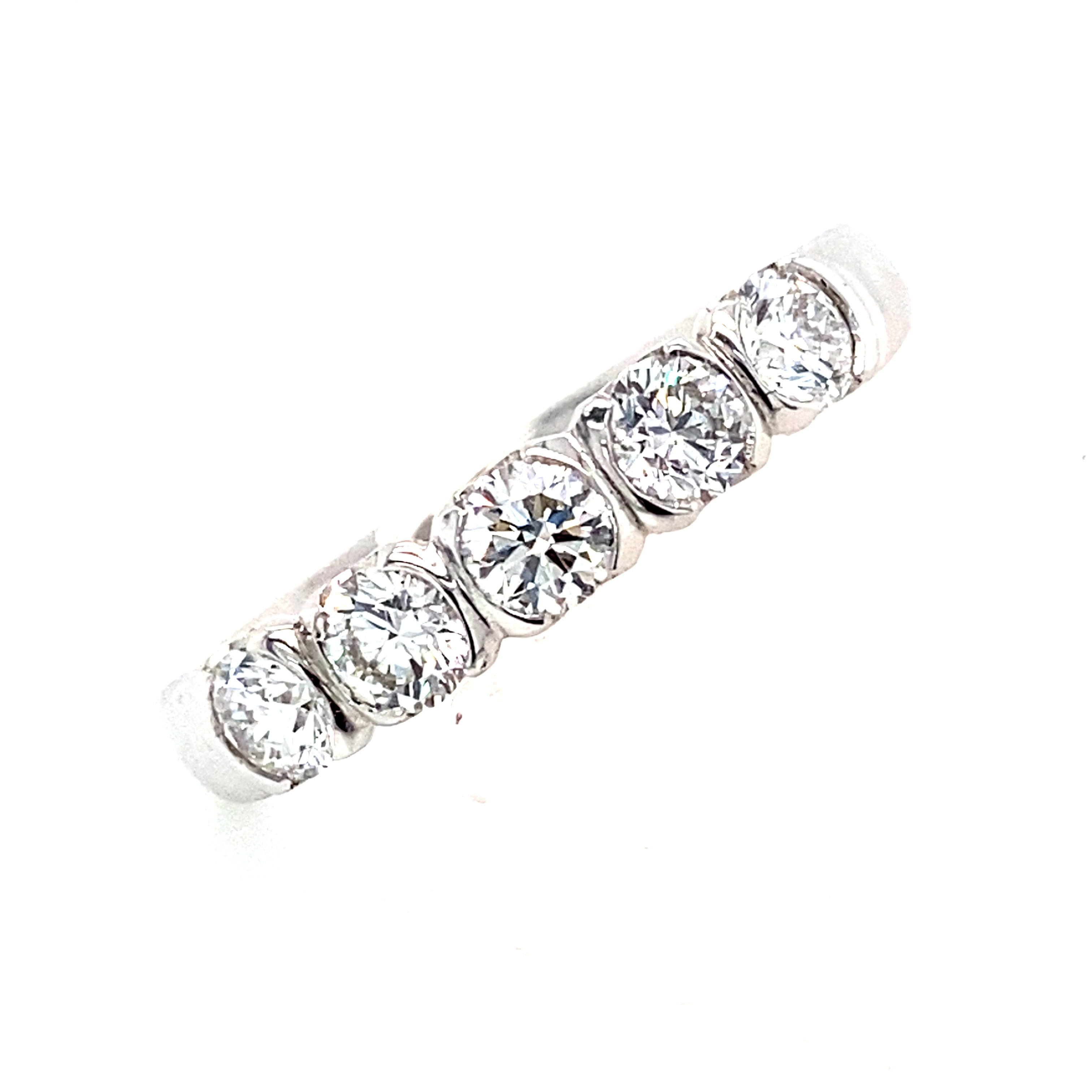 5 Stone Diamond Ring 0.74cts