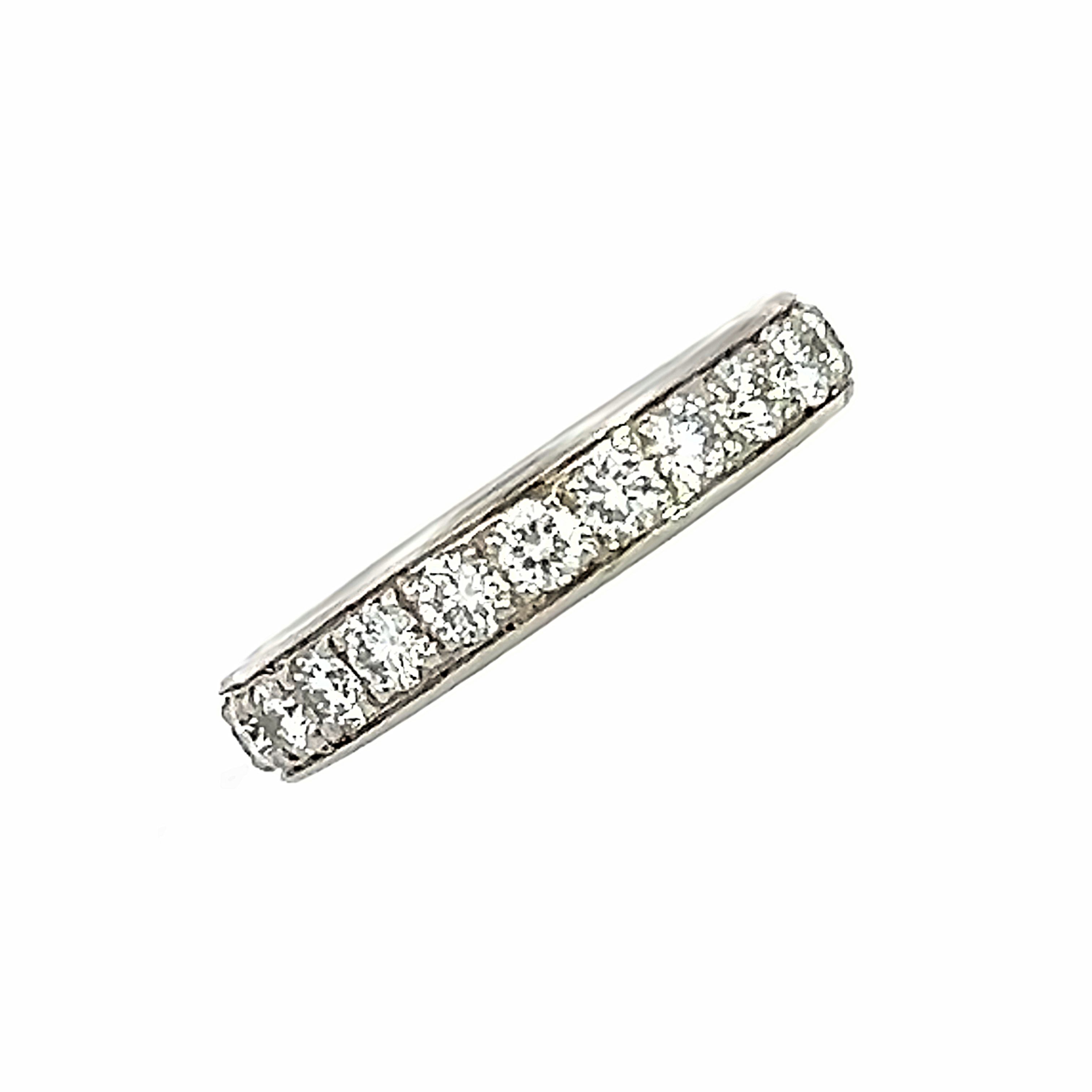 A Platinum and Diamond Grain Set Eternity Ring - 1.64Carats GVS