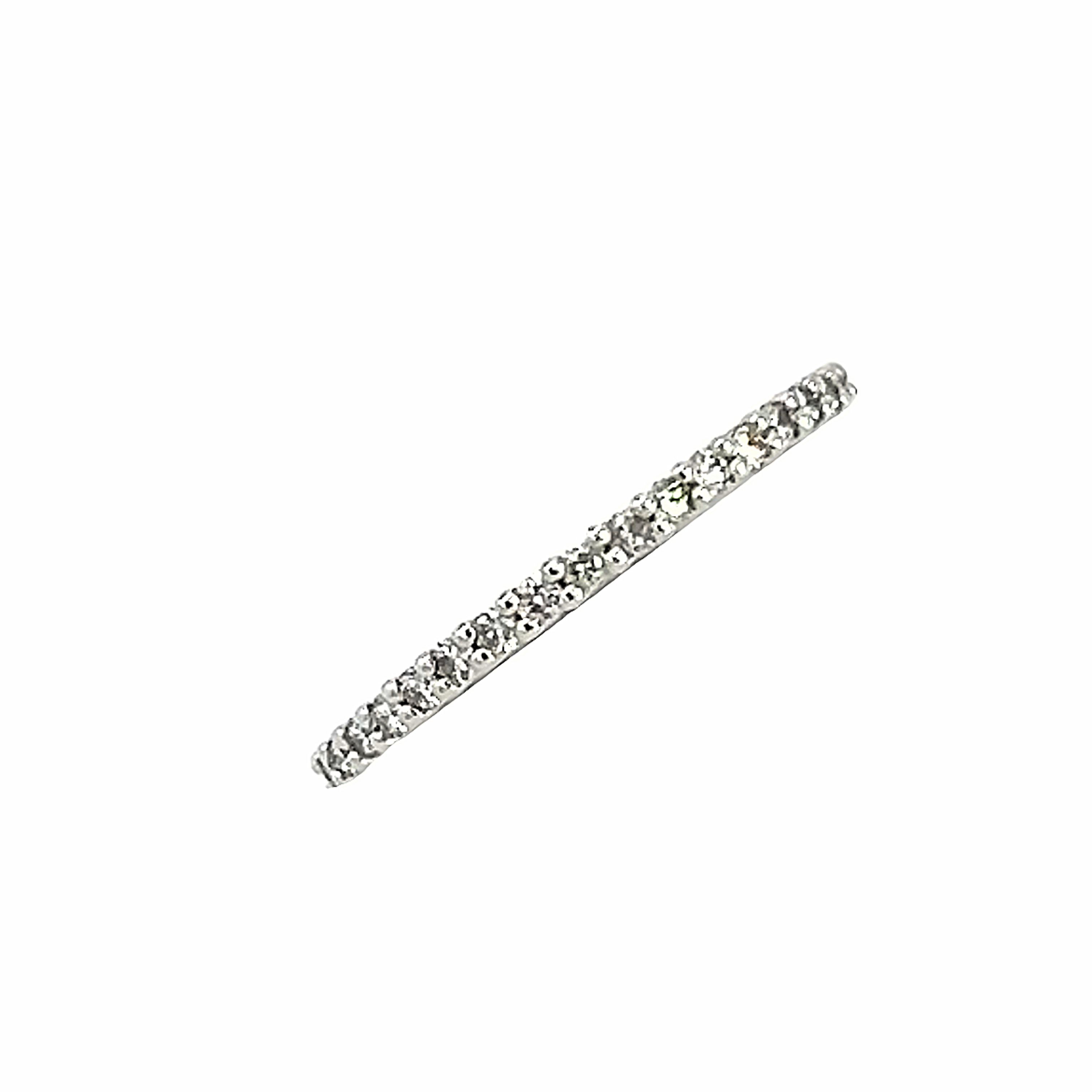 Platinum Full Eternity Ring - Wave Set 0.50 Carats GVS