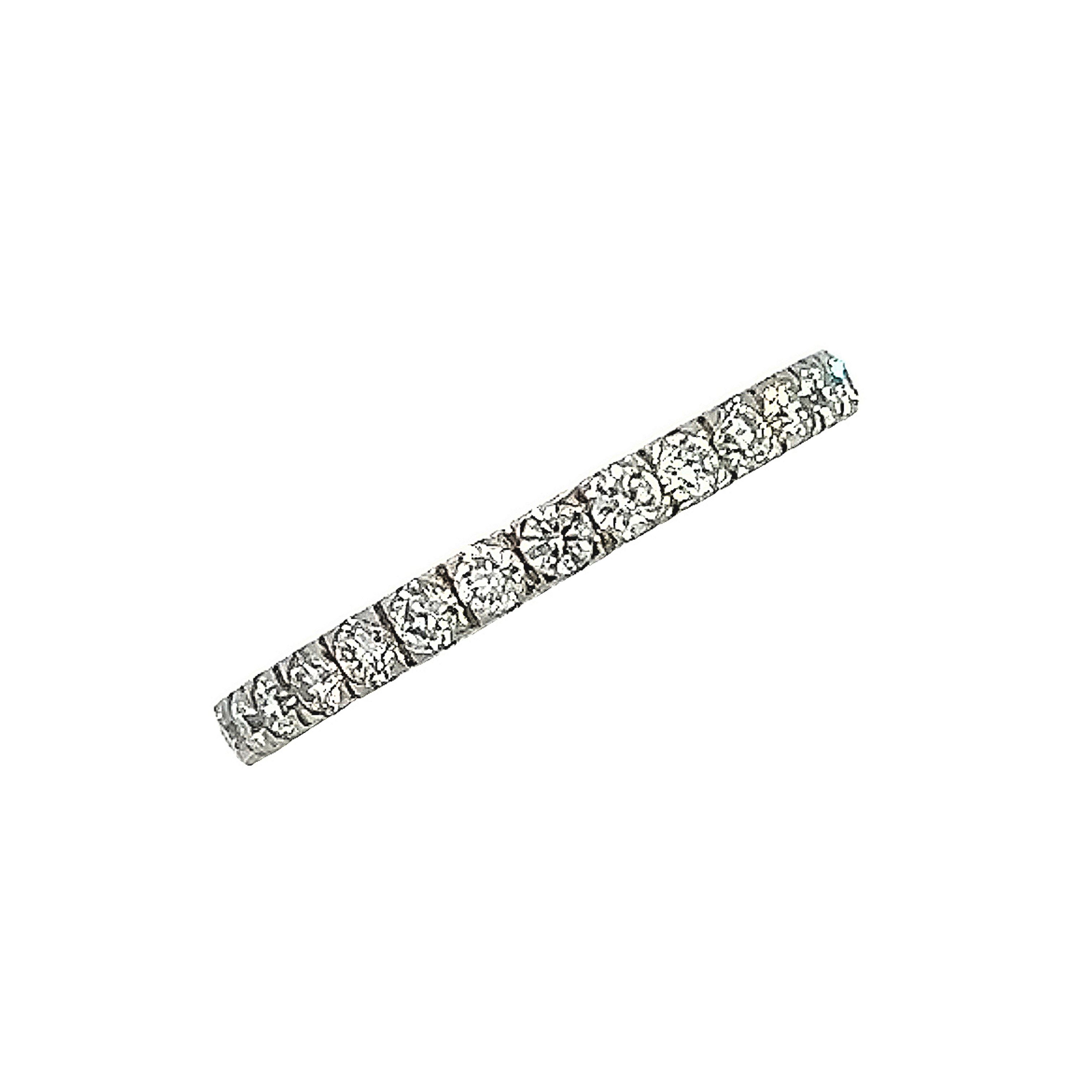 Platinum Castle Set Full Eternity style - 1.00 cts