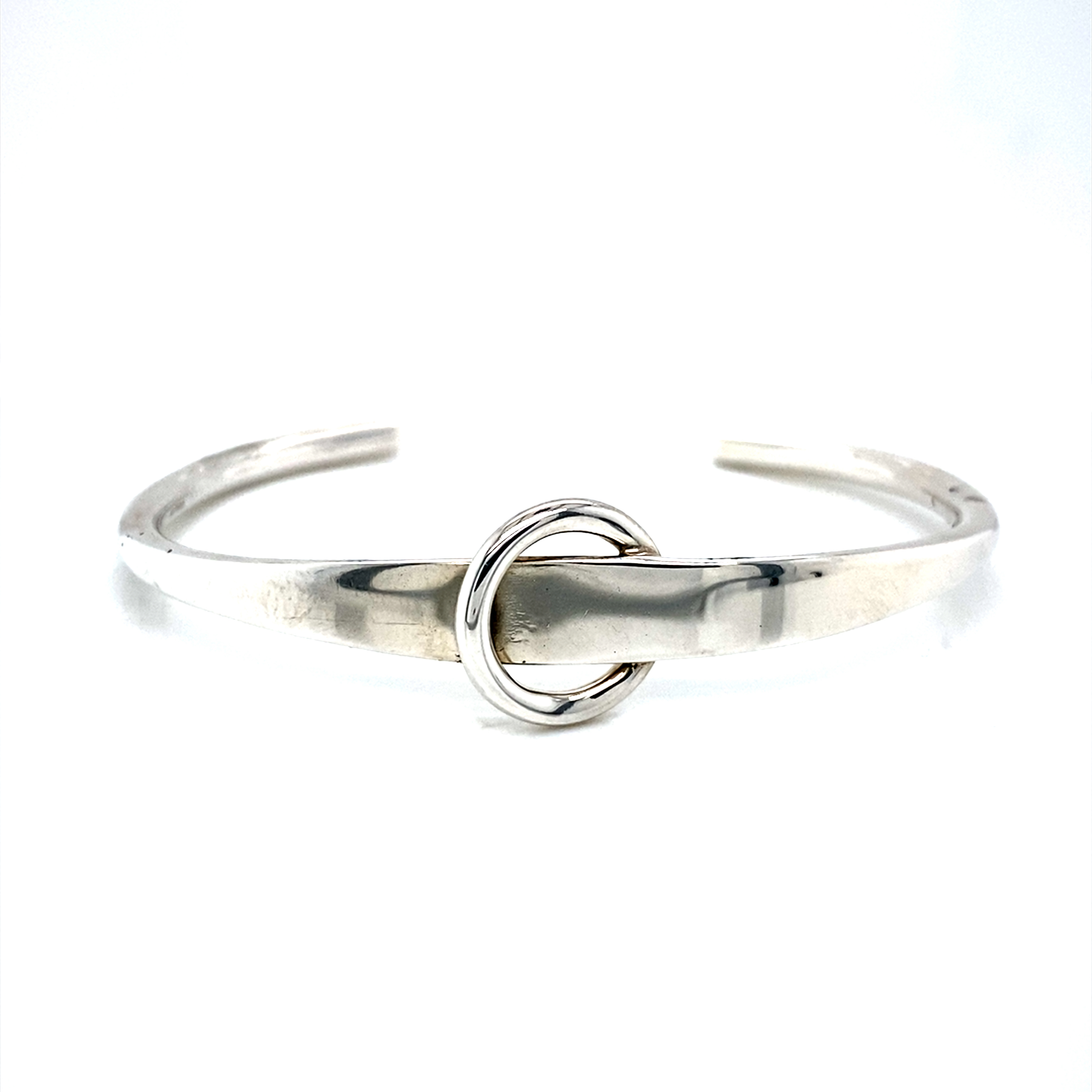 Sterling Silver Open Cuff Bangle