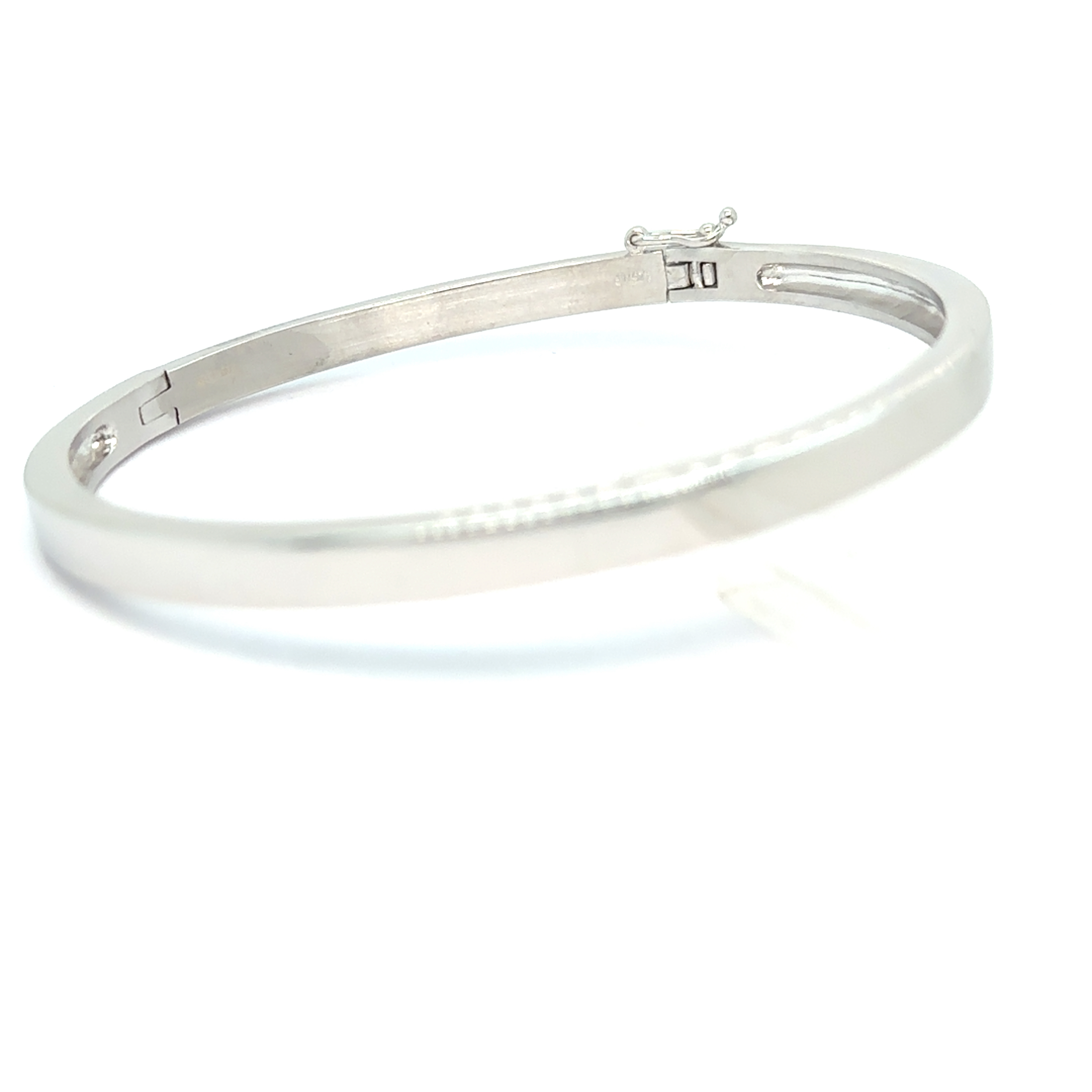 Hinged Flat Square Bangle
