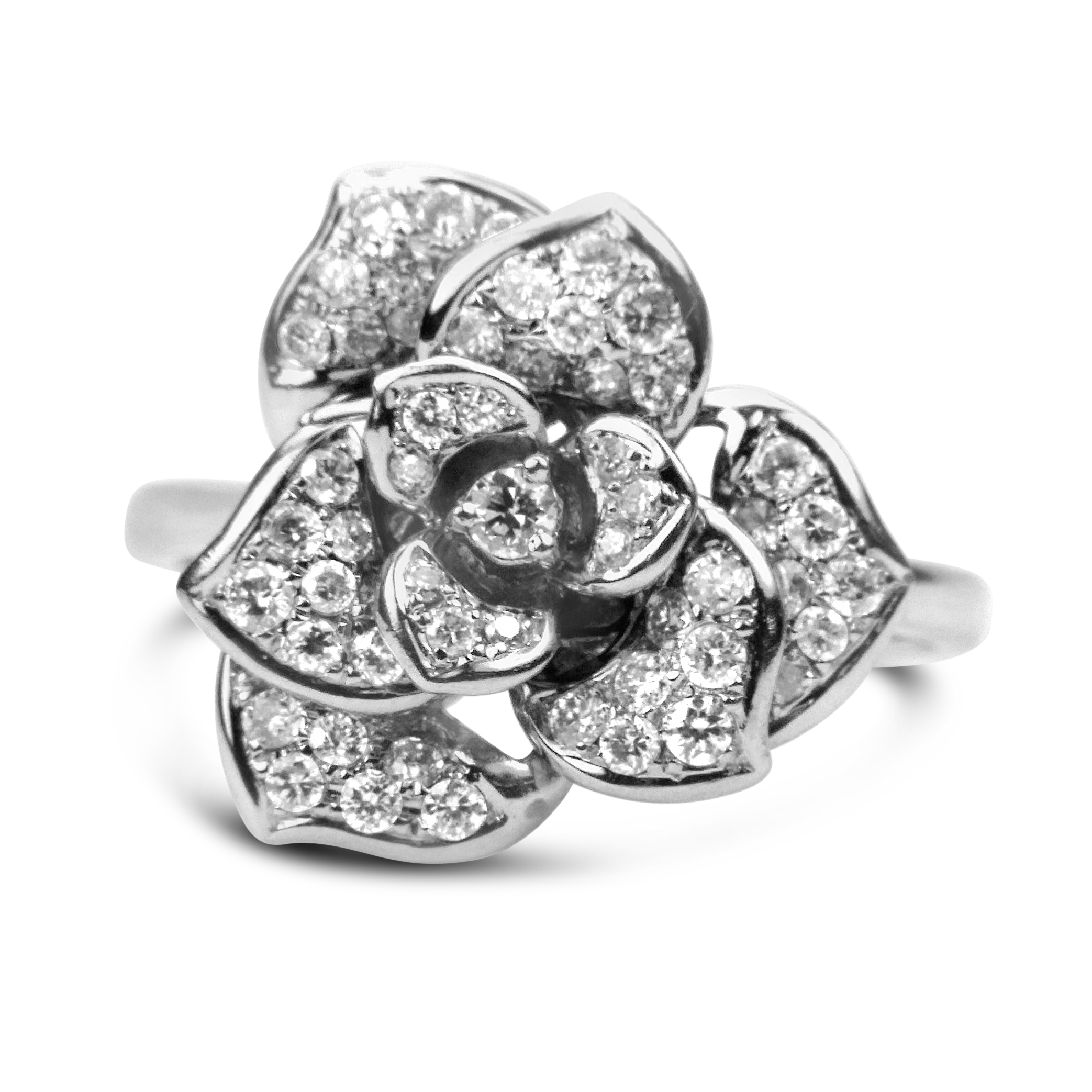 Beautiful Diamond Flower Ring rings Diamond Jewellery