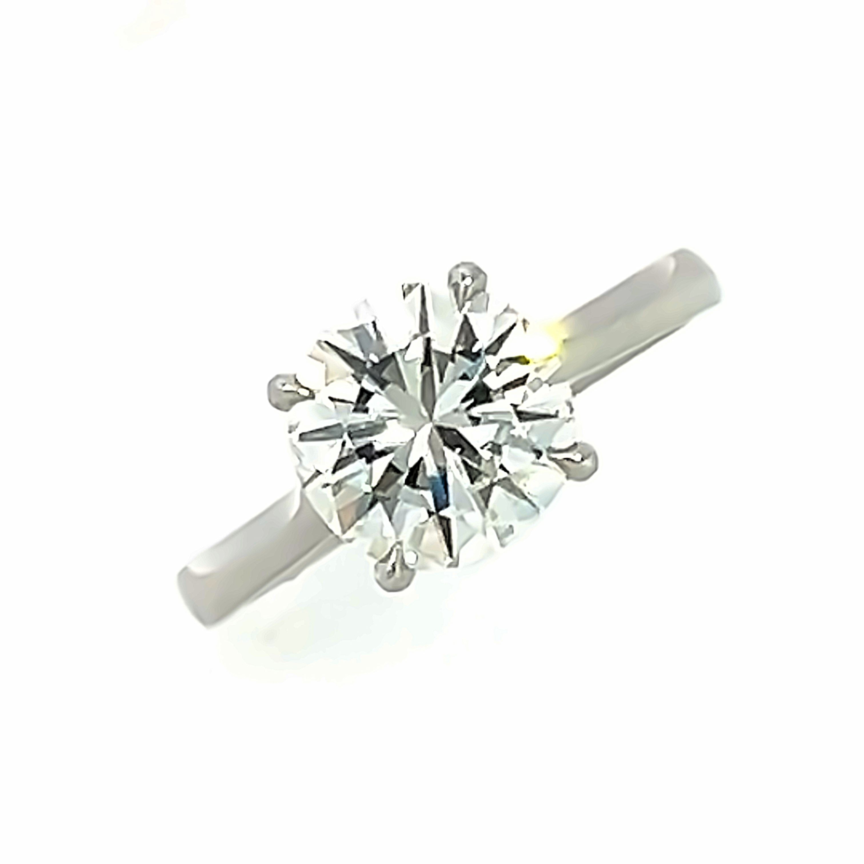2.14 Carat Platinum Engagement Ring from our Constellation Rang