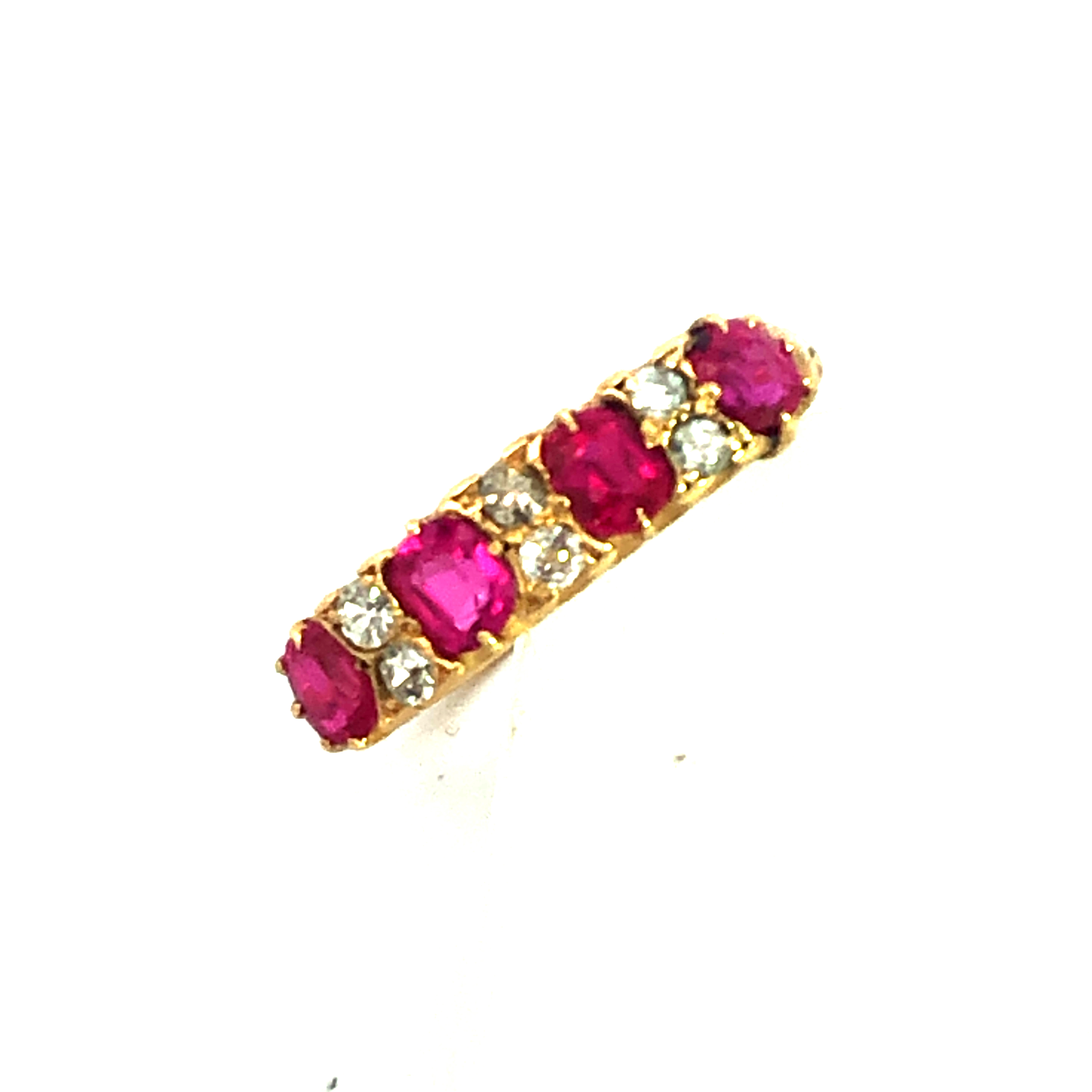 Victorian Ruby and Diamond Ring