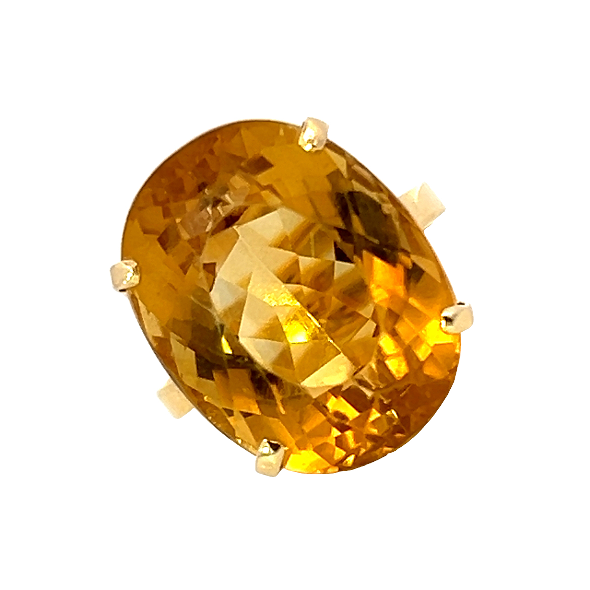 Beautiful Citrine Cocktail Ring