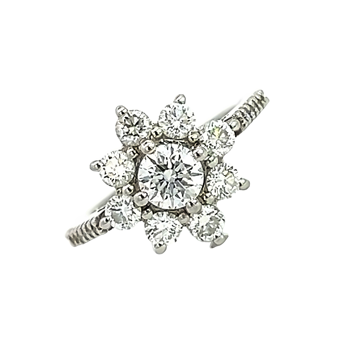 Stunning Diamond Flower Cluster Ring