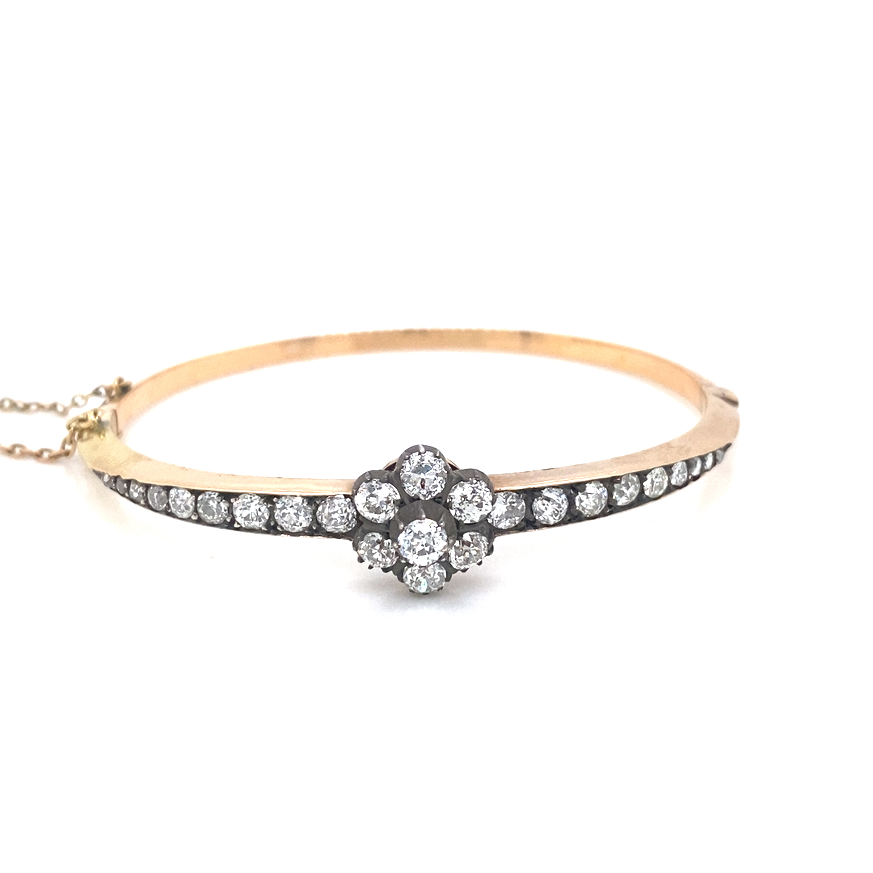 Hinged hotsell diamond bangle