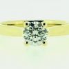 18 Carat Yellow Gold Lillian Style diamond Ring 0.72 H Vs1