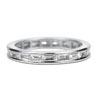 18 Carat White Gold Channel Set Baguette Diamond Ring 1.05ct