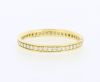 Grain Set Full Eternity Style Ring 18 Carat Yellow Gold 0.34cts