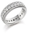 Tripple row Full Eternity Ring - 1.44cts