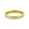 18ct Yellow Gold Princess Cut Diamond Full Eternity Ring- 1.00ct