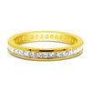 Channel Set Princess Cut Eternity ring - 2.00 cts