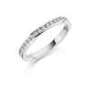 18ct White gold round brilliant diamond full eternity size M.5