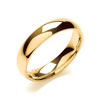 5mm 9 Carat Yellow Gold Ladies Medium Weight Court Wedding Band