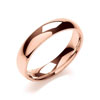 5mm 9 Carat Rose Gold Ladies Medium Court Wedding Band