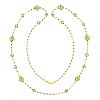 18ct Yellow Gold Emerald Alhambra Design Necklace