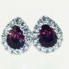 18ct Ruby and Diamond Stud Earrings