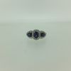 18 Carat White Gold Sapphire and Diamond Ring