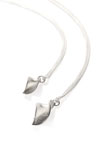 Sterling Silver Small Single Leaf Pendant
