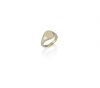 Oval 9 Carat Yellow Gold Signet Ring, 11 x 9mm